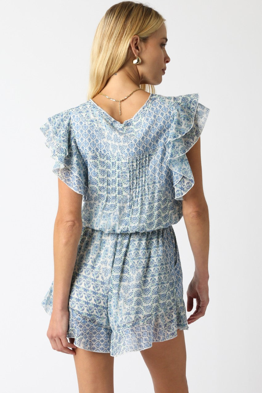 Elia Ruffled Romper