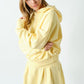 Icon Sport Cotton Hoodie Set Yellow