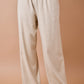 Daphne Tan Striped Pants