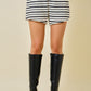 Dove Ivory and Black Set Shorts