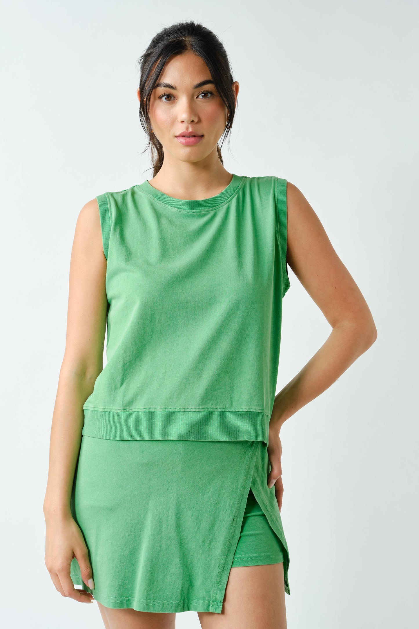 Ace A-line Cotton Set Green