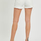 Risen white high rise shorts