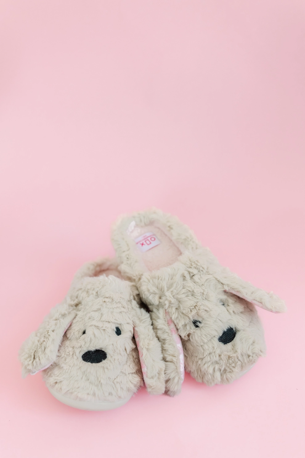 Puppy Love Plush Dog Slippers