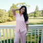 Pink Camo - Short Sleeve + Pant Pajama Set