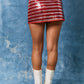 Lora Low Rise Usa Flag Sequins