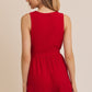 Gillian Red Romper