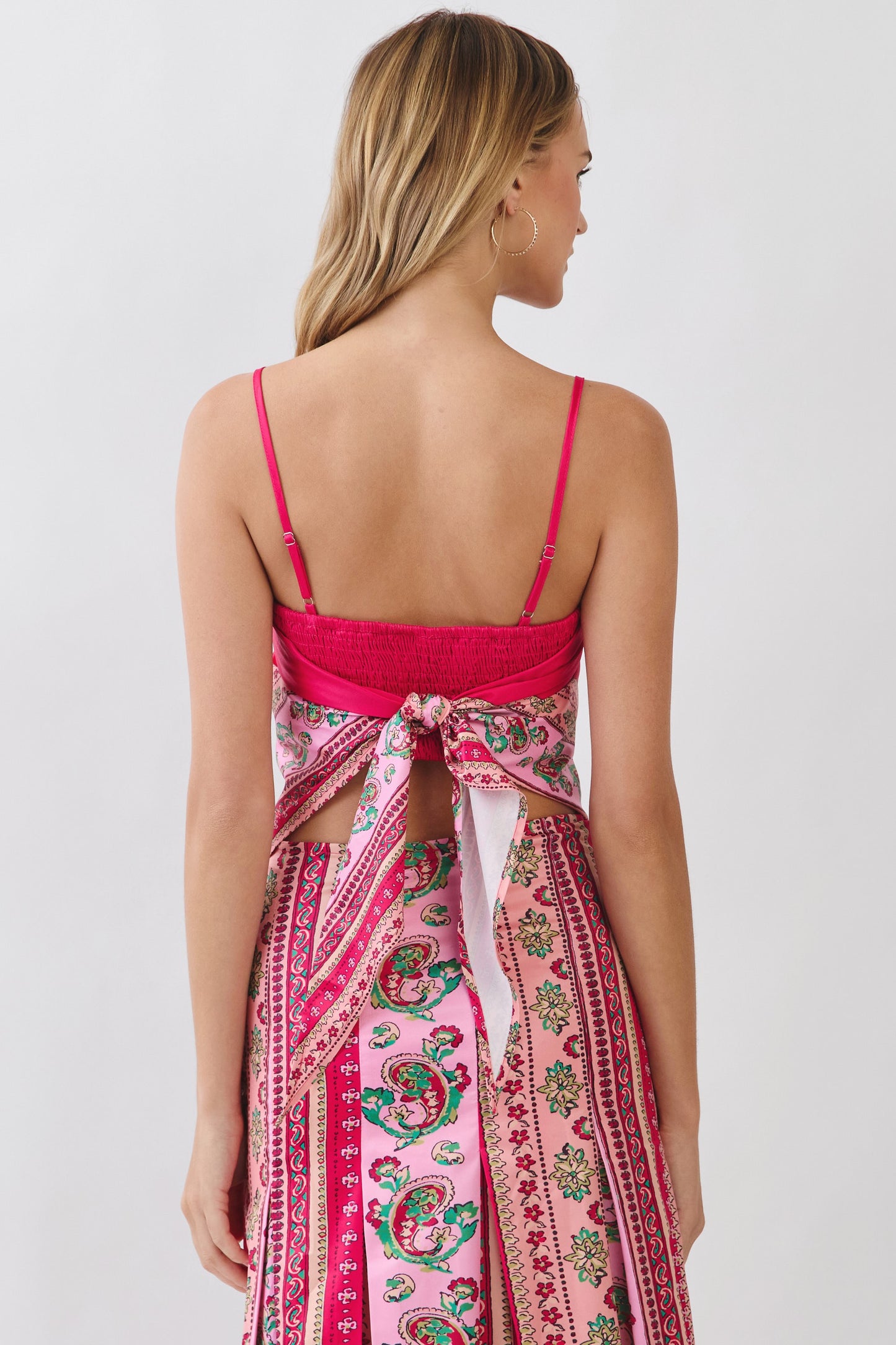 Terry Fuchsia Top