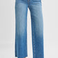 Risen Tummy Control High Rise Crop Wide Leg Jeans