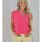 Yellow Gingham Denim Ruffle Short