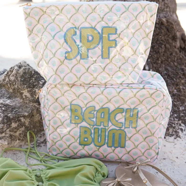Salty Peach Clear Coat Bag - Spf
