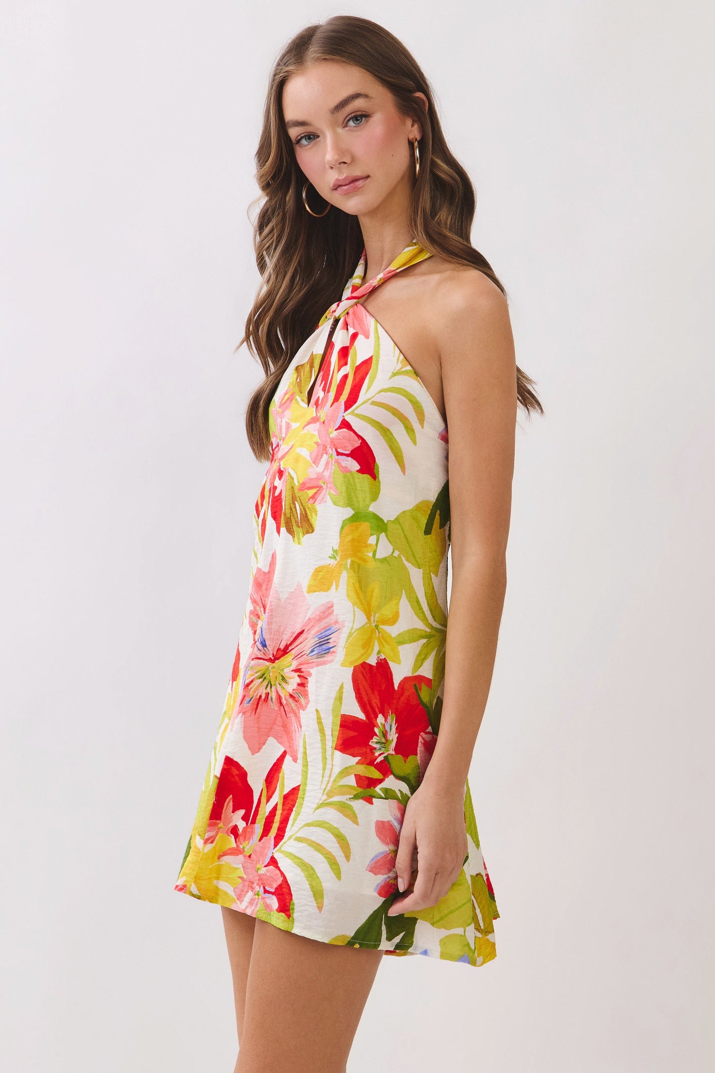 Tess Multi Halter Dress