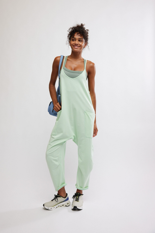 Free People Movement  HOT SHOT ONESIE / PISTACHIO