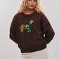 Lila Brown Dog Sweater