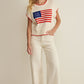 Z SUPPLY Sleeveless Patriot Sweater