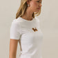 Sam White Dog Tee