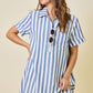 Daisy Navy Striped Dress
