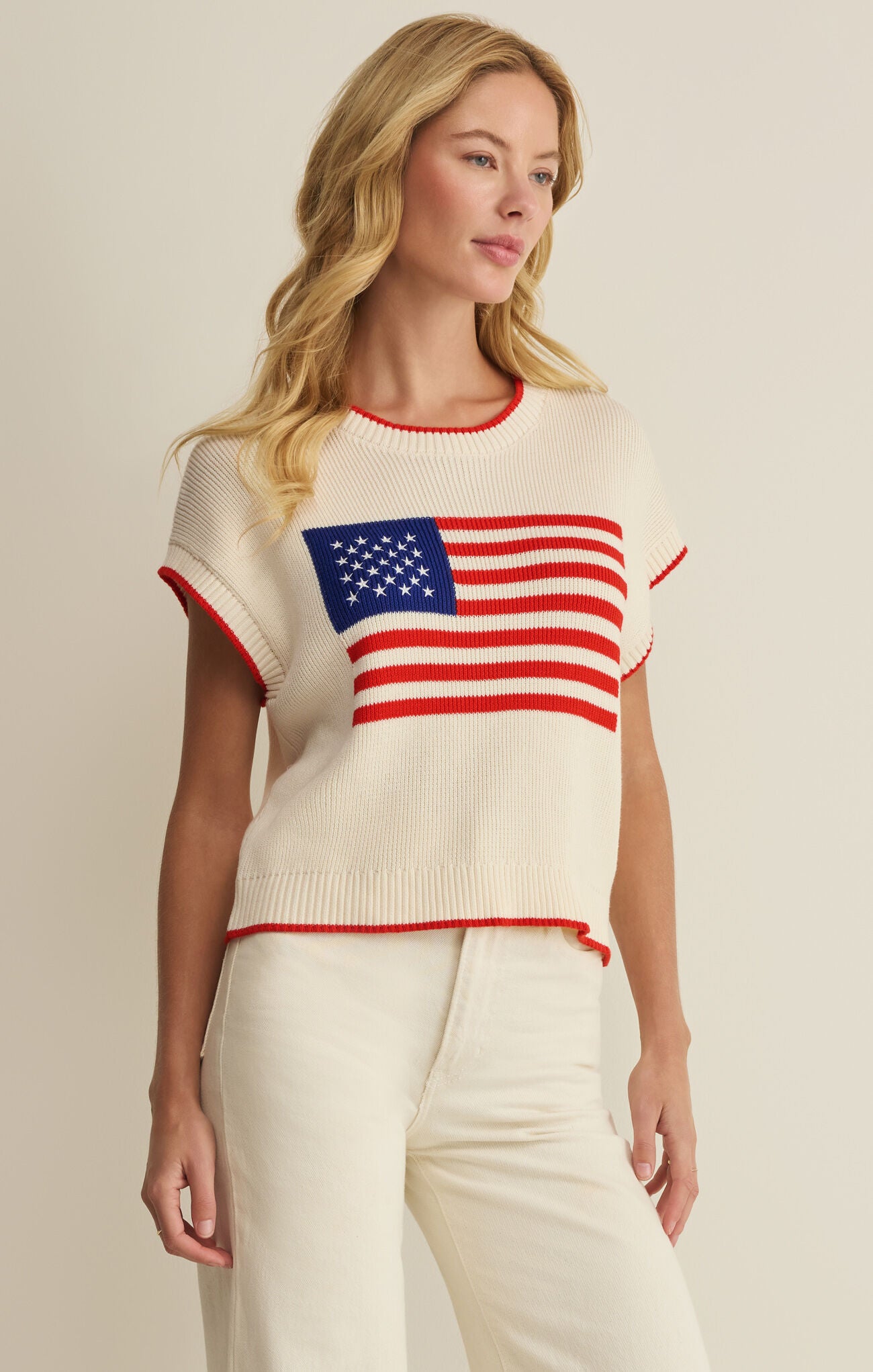 Z SUPPLY Sleeveless Patriot Sweater