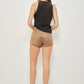 Perry Black Cowl Neck Top