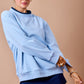 Dana Blue Mockneck
