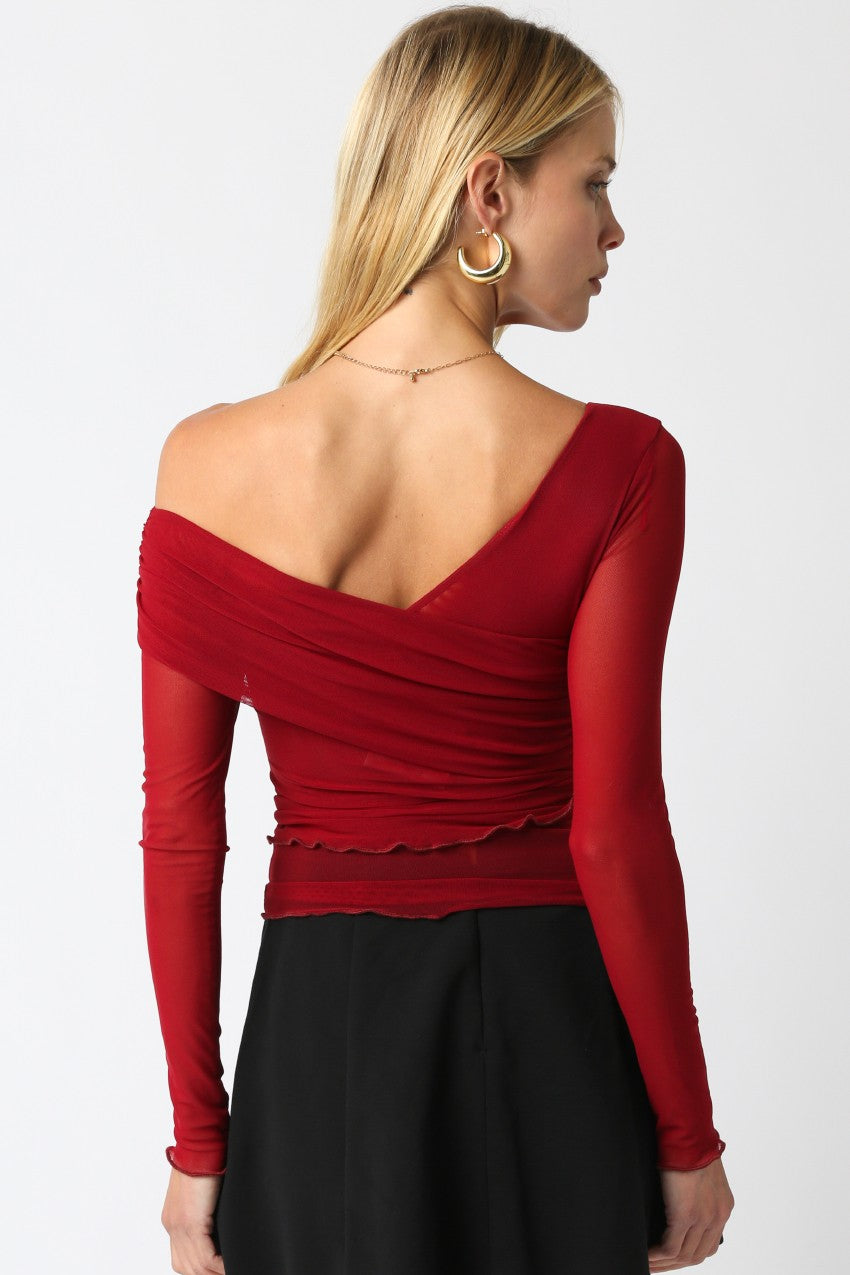 Krista Mesh Top