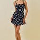 Diana Black Polka Dot Dress