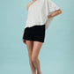 Lux White Poncho