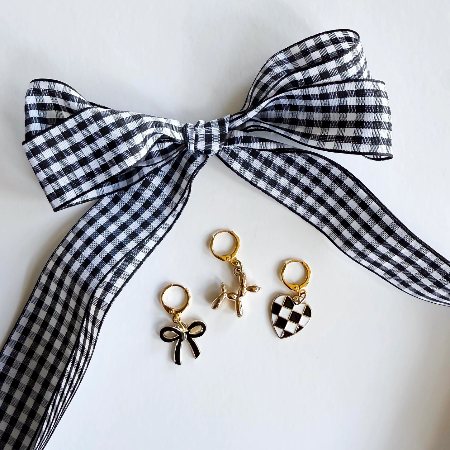 Gingham Shoe Charms and Lace Sets | Sneaker Charm Sets