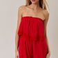 Sky Red Romper