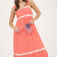 Brooke Coral Dress