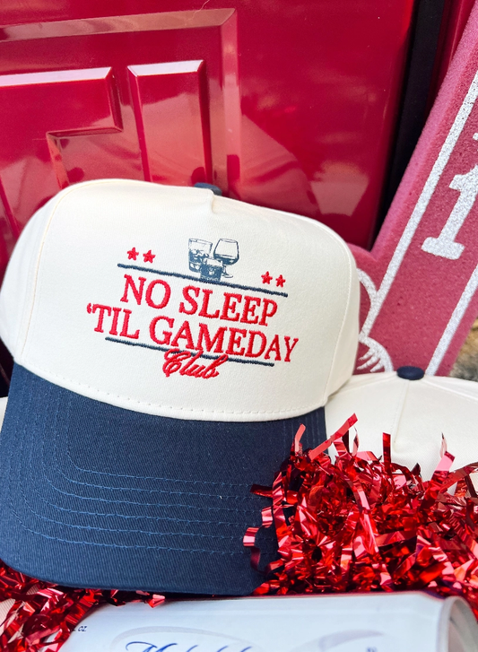 No Sleep Til' Gameday Vintage Trucker Hat