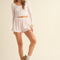 Pointelle Lounge Long Sleeve Baby Pink