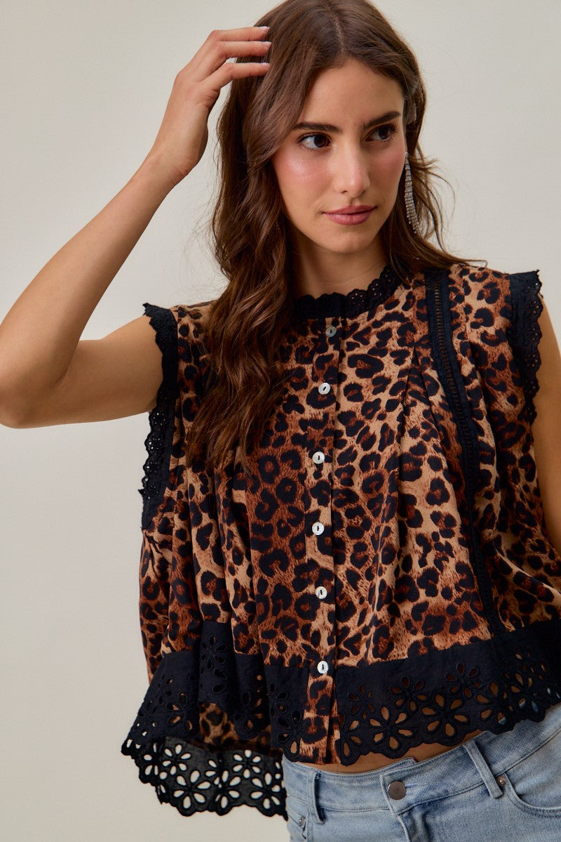 Sindy Leopard Top