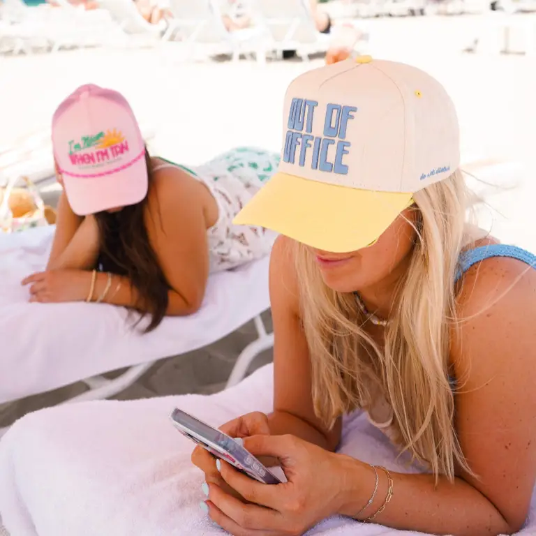 Out of Office - Butter Yellow Trucker Hat