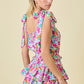 Dallas magenta dress
