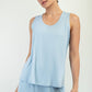 Modal Sleevelss tank blue