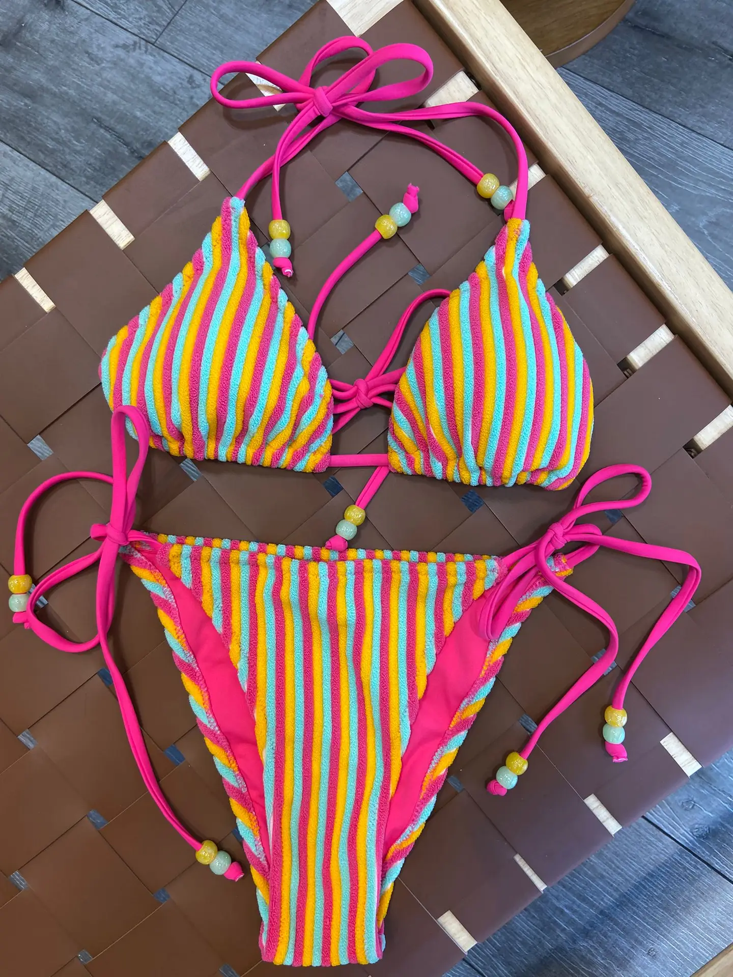 Wonderland Bikini Orange Bottoms