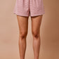 Demi Pink and Brown Set Shorts