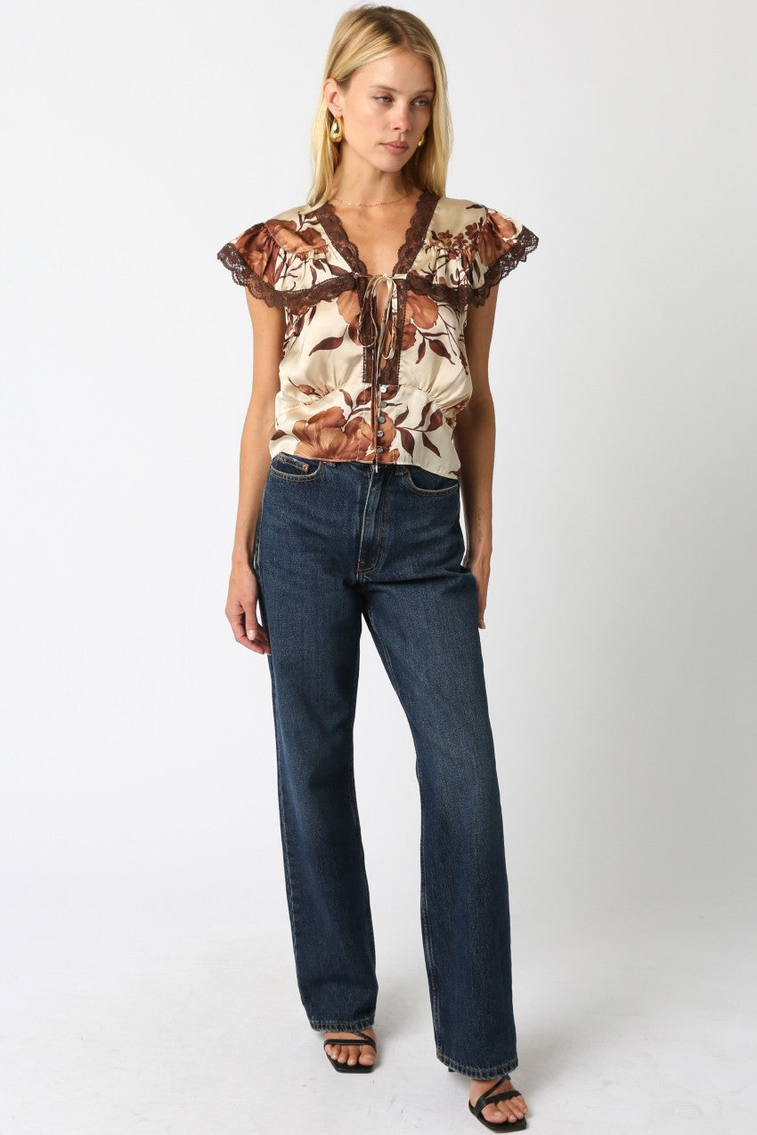 Parker Floral Lace Top