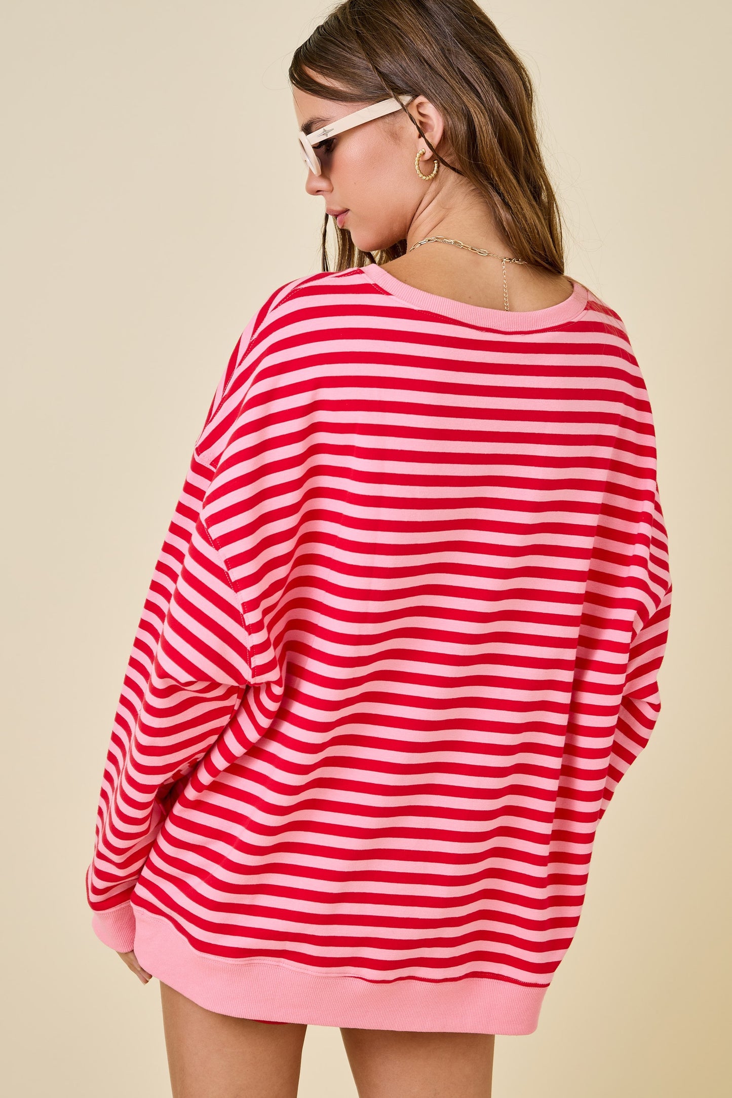 Darla Pink Striped Top