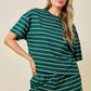 Dream Green Striped Set Top