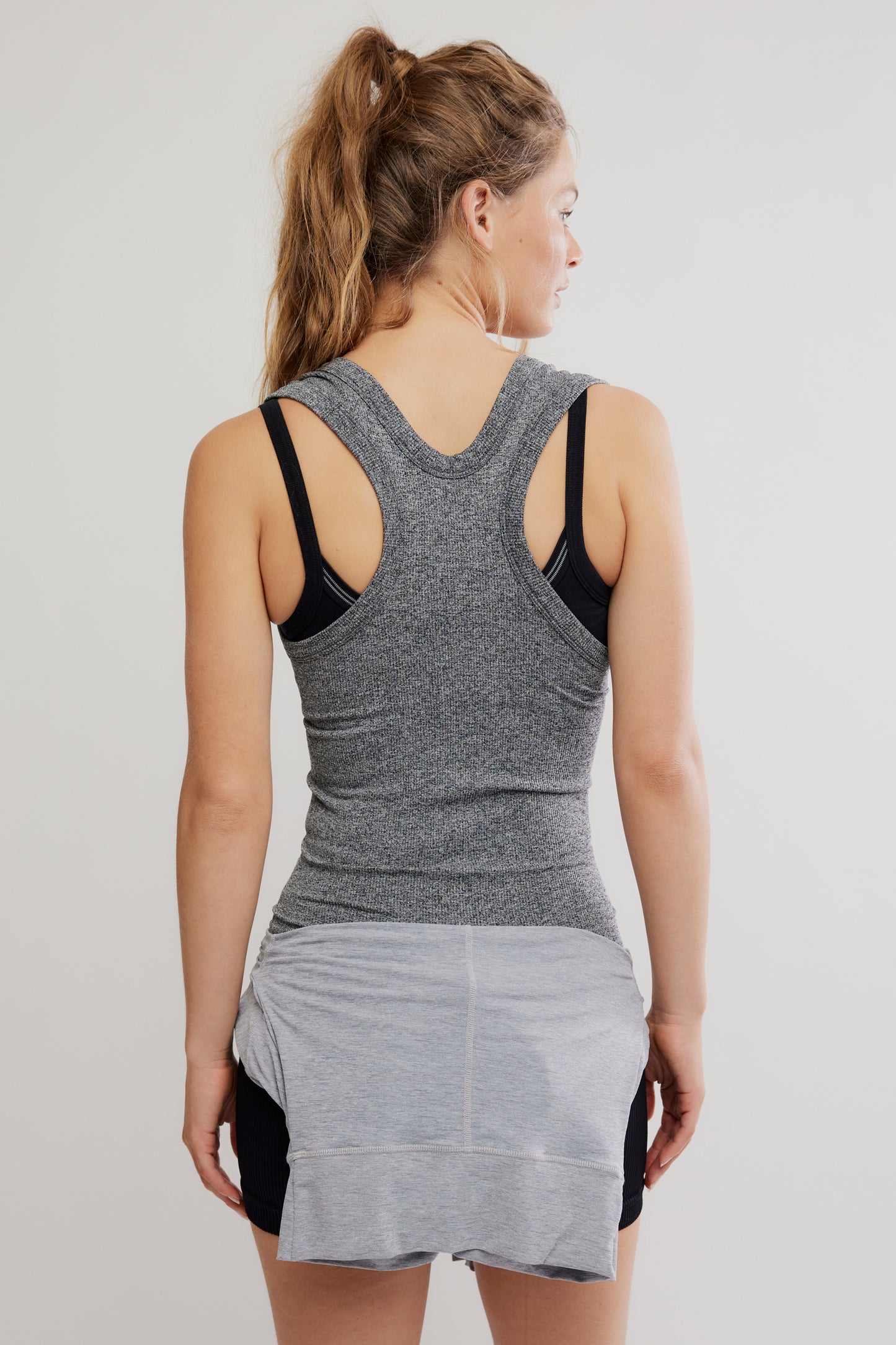 BITTERSWEET RIB ESSENTIAL / HEATHER GREY