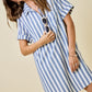 Daisy Navy Striped Dress