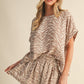 Kayla Taupe Animal Print Set