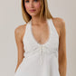 Sammie White Halter Top