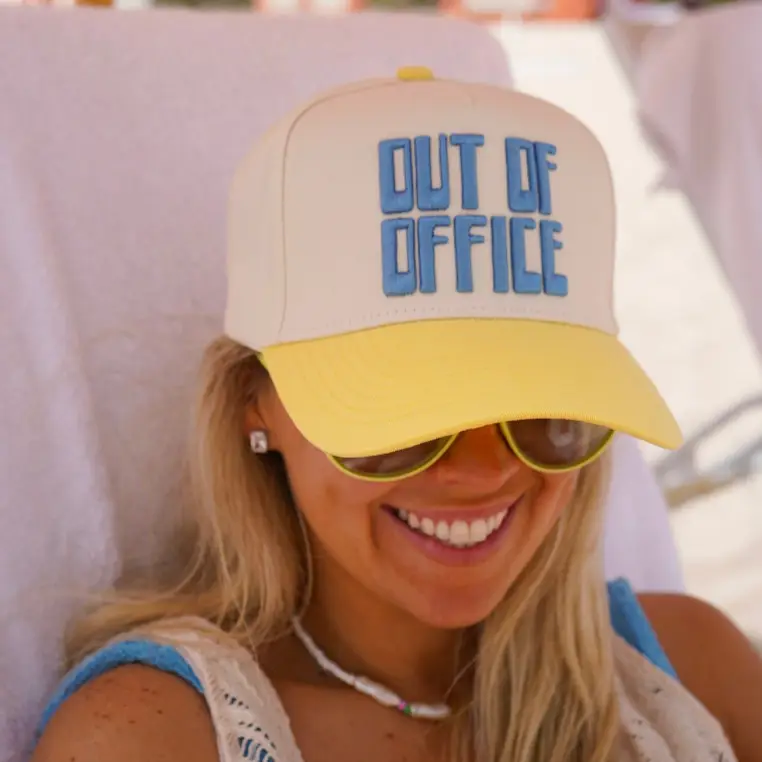 Out of Office - Butter Yellow Trucker Hat