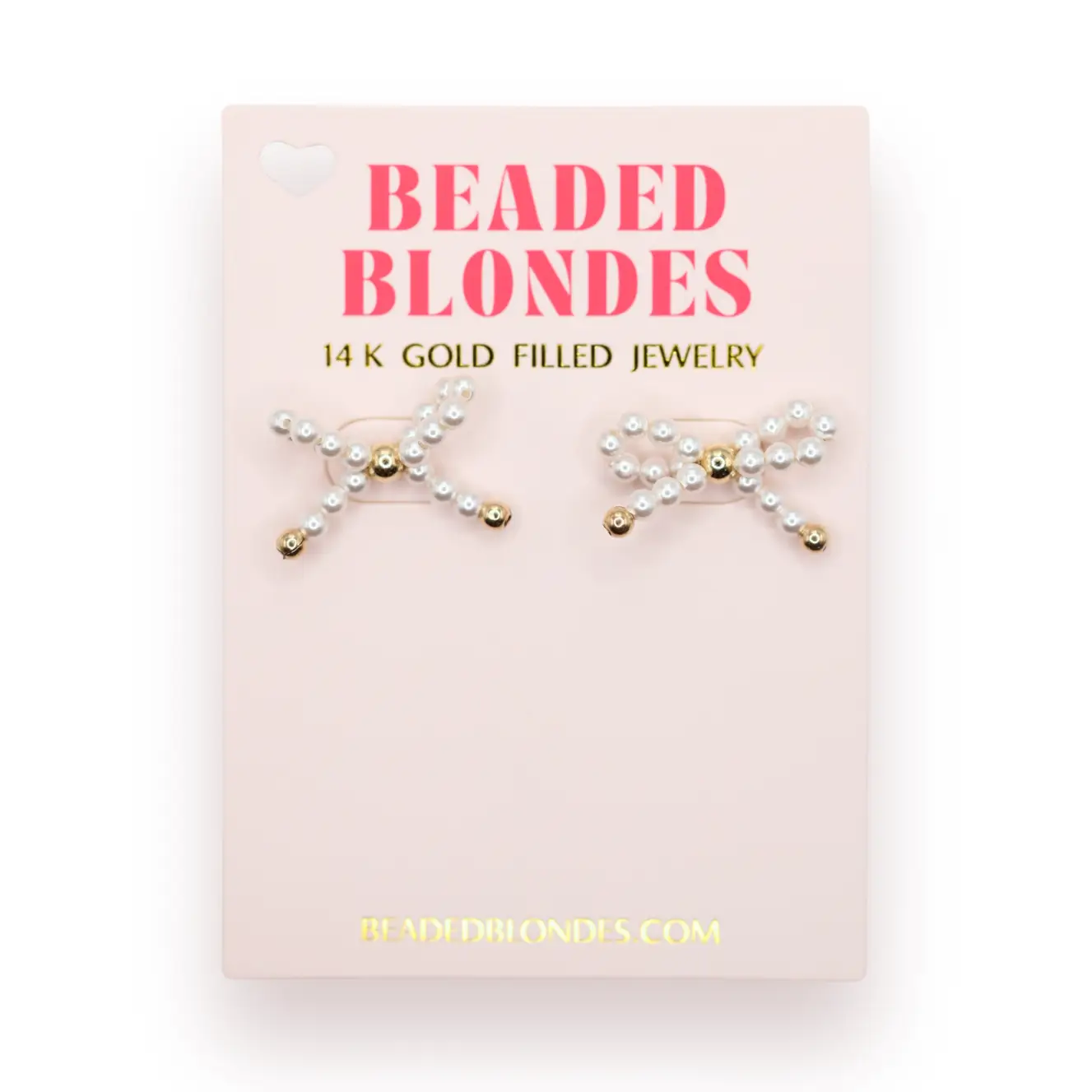 Pearl Bow Earrings