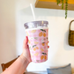 Lemon Gingham | Coffee Sleeve Small