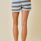 Darla Blue and Brown Set Shorts