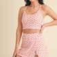 Kris cherry gingham top