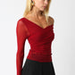 Krista Mesh Top